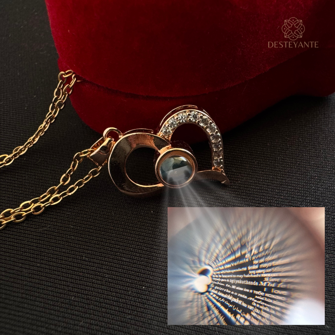 Un Te Amo en 100 idiomas que siempre llevará consigo