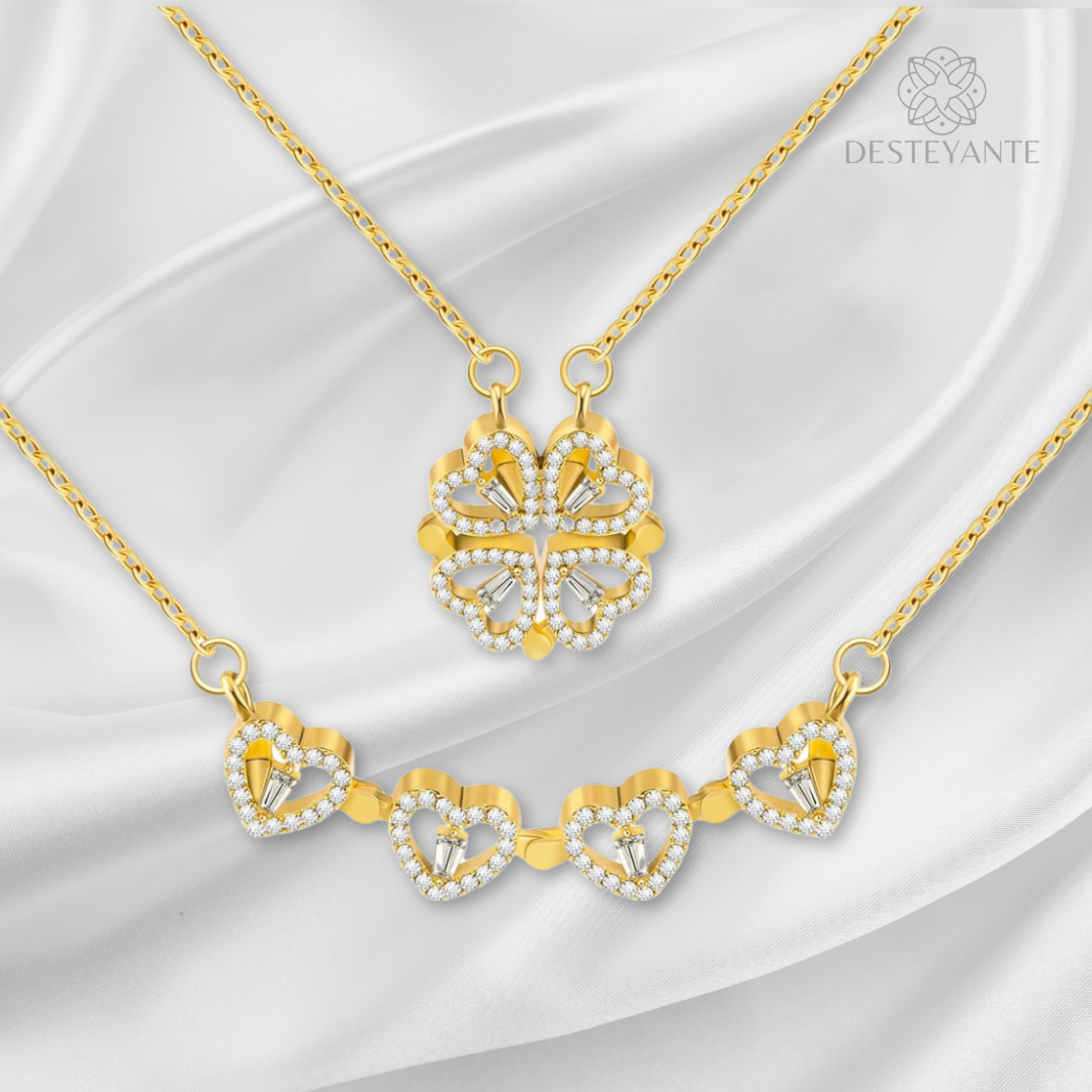 Un collar, dos formas de llevar tu amor y fortuna