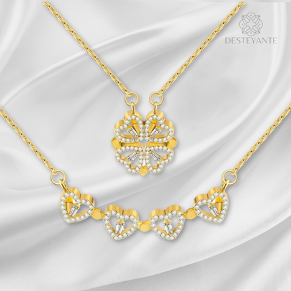 Un collar, dos formas de llevar tu amor y fortuna